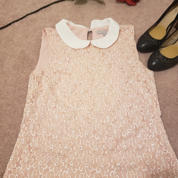 Collar Lace Top - Picture 2 of 7